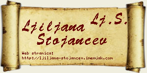 Ljiljana Stojančev vizit kartica
